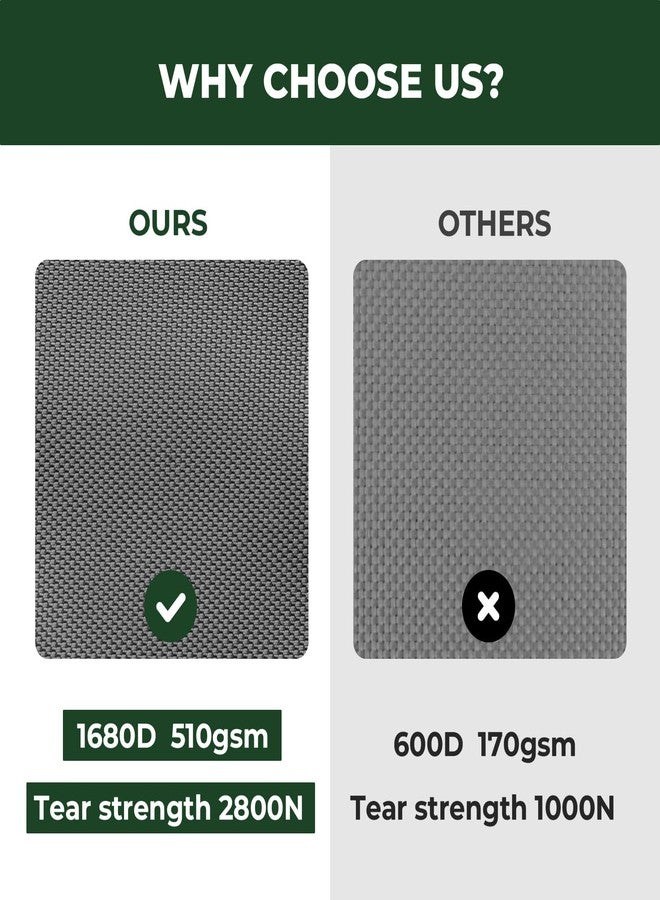 بالنس سرير كلاب أكسفورد من بالانس للكلاب الكبيرة جدًا، وسادة مقاومة للماء لأقفاص الكلاب الخارجية، سهلة التنظيف بالمسح والشطف، 42 بوصة - Image 3